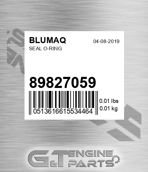 89827059 BLUMAQ Seal O-ring