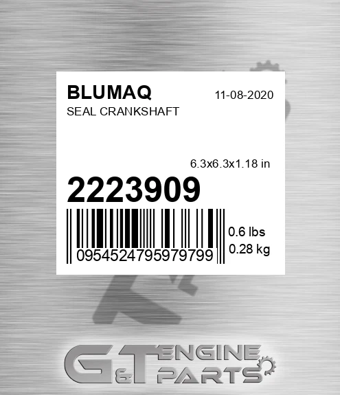 222-3909 BLUMAQ Seal Crankshaft