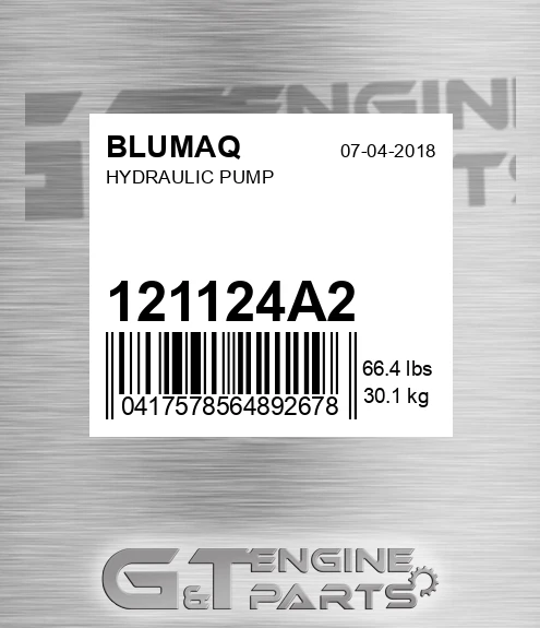 121124A2 Hydraulic Pump