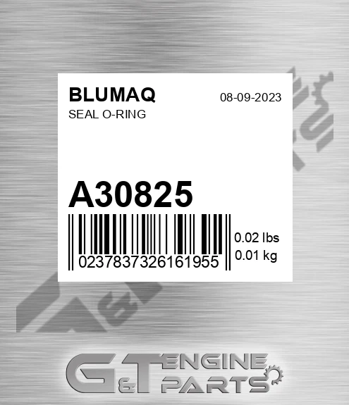 A30825 Seal O-ring
