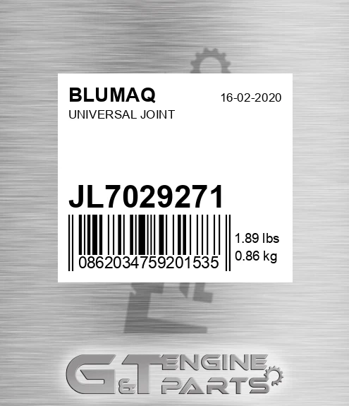 JL7029271 Universal Joint for BLUMAQ