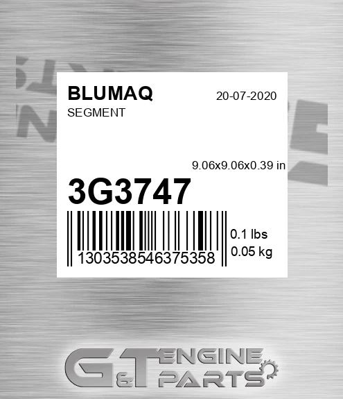 3G-3747 Segment for BLUMAQ