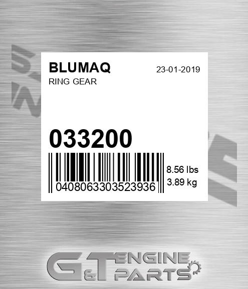 033.200 BLUMAQ Ring Gear