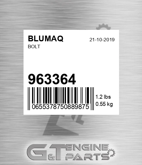 963364 Bolt for BLUMAQ