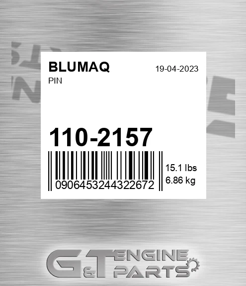 110-2157 BLUMAQ Pin