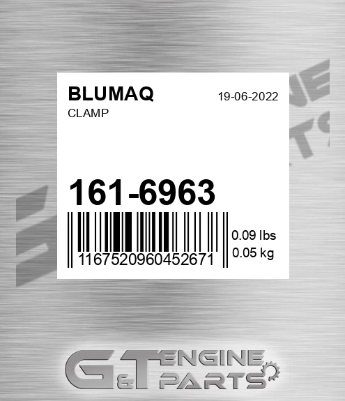 161-6963 Clamp for BLUMAQ