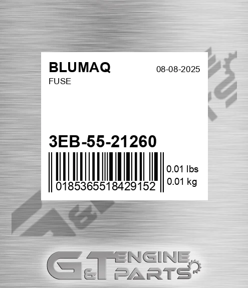 3EB-55-21260 Fuse for BLUMAQ