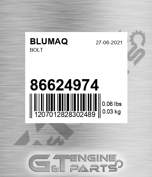 86624974 BLUMAQ Bolt