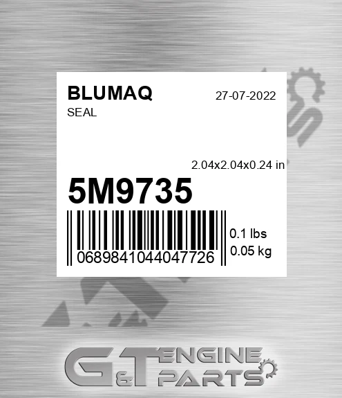 5M-9735 Seal for BLUMAQ