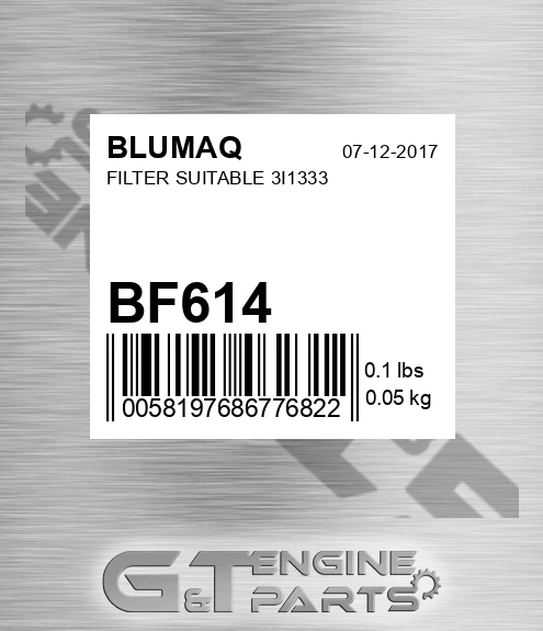BF614 Filter Suitable 3i1333