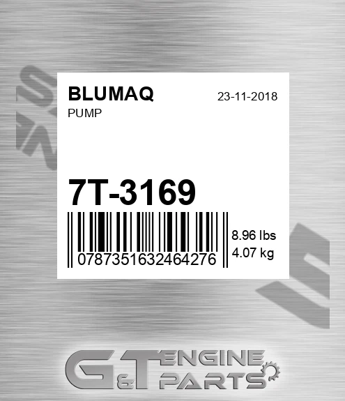 7T-3169 BLUMAQ Pump