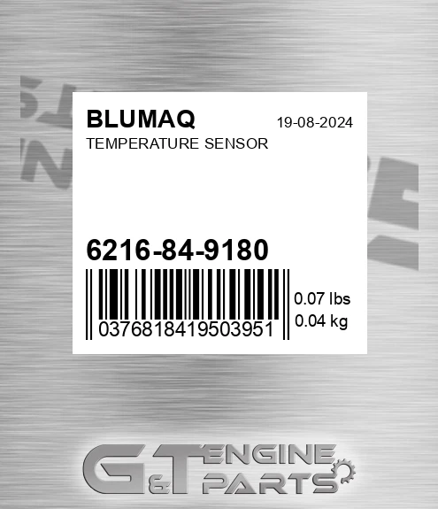 6216-84-9180 Temperature Sensor for BLUMAQ