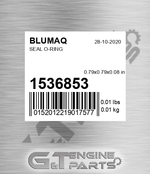 153-6853 Seal O-ring for BLUMAQ