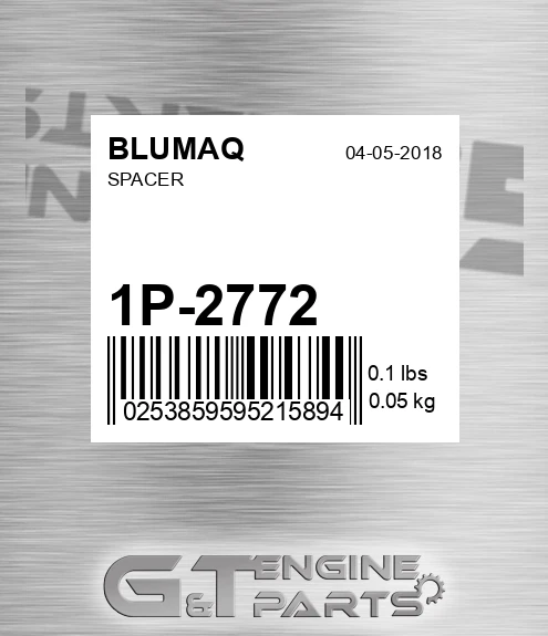 1P-2772 Spacer for BLUMAQ