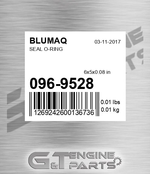 096-9528 Seal O-ring for BLUMAQ