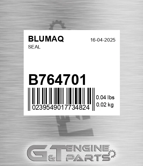 B764701 Seal