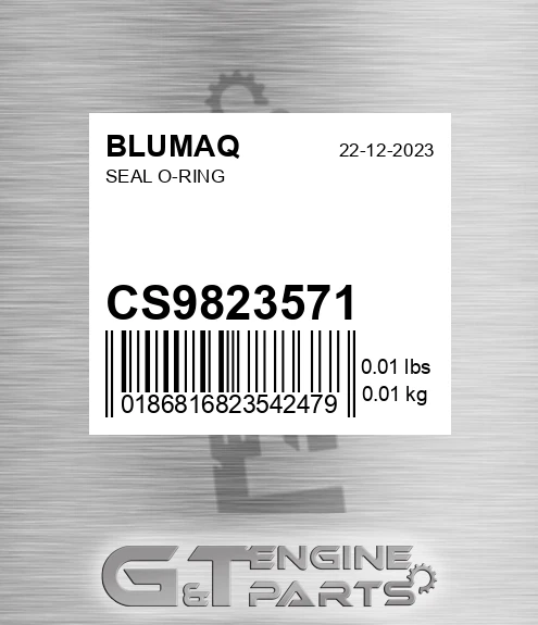 CS9823571 Seal O-ring for BLUMAQ