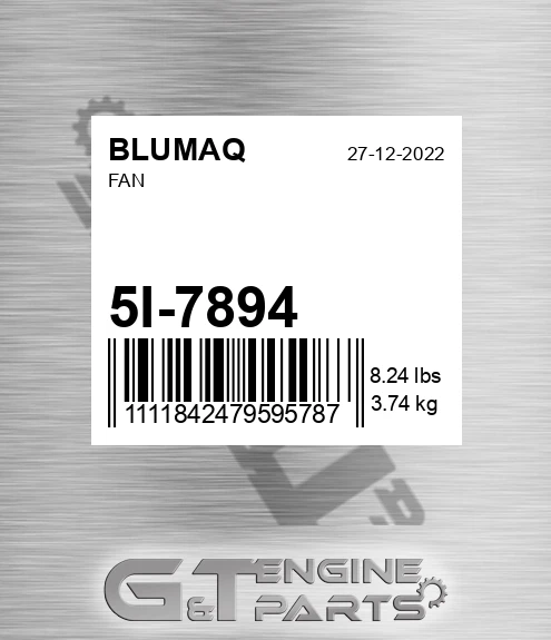 5I-7894 Fan for BLUMAQ