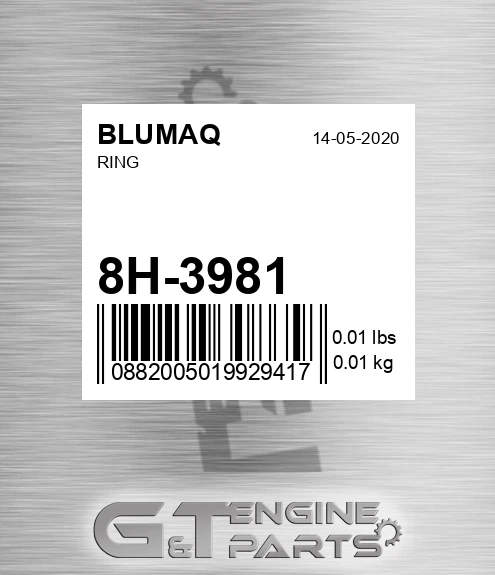 8H-3981 Ring for BLUMAQ