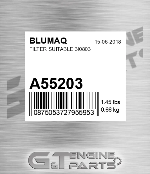 A55203 BLUMAQ Filter Suitable 3i0803