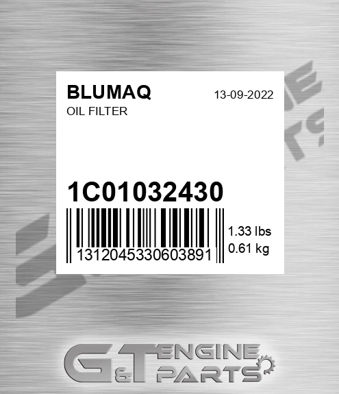 1C01032430 Hydraulic Filter for BLUMAQ