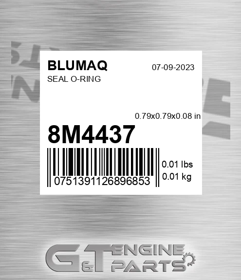 8M-4437 Seal O-ring for BLUMAQ