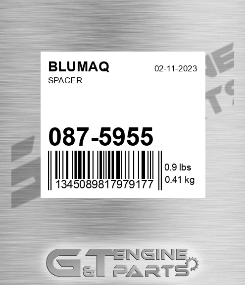 087-5955 Spacer for BLUMAQ