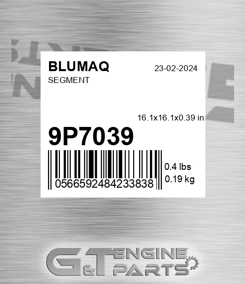 9P-7039 Segment for BLUMAQ
