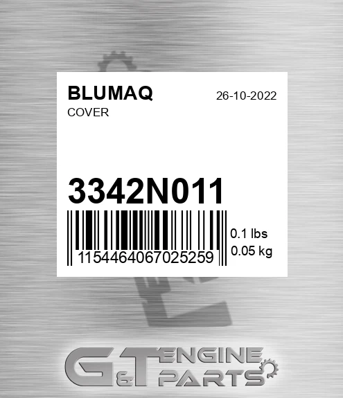 3342N011 Cover for BLUMAQ