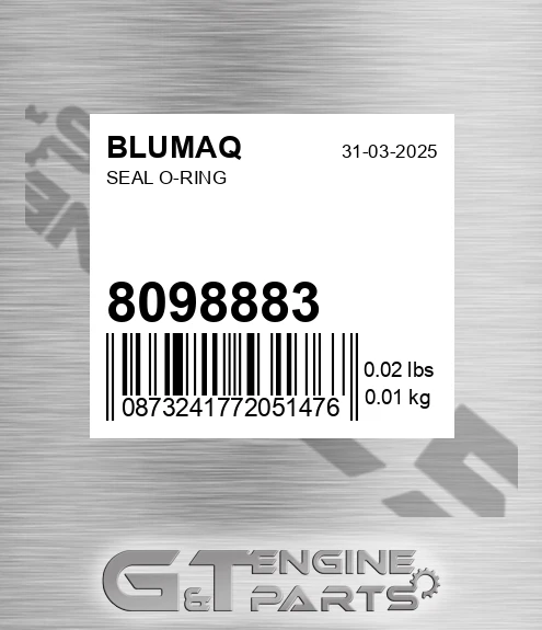 8098883 Seal O-ring for BLUMAQ