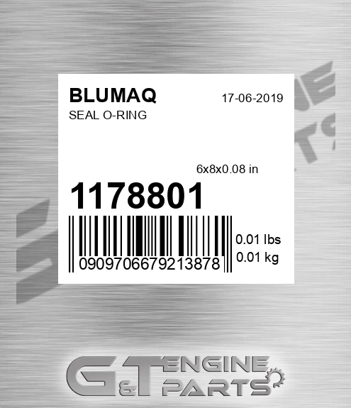 117-8801 BLUMAQ Seal O-ring