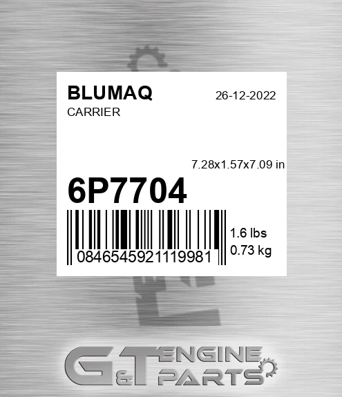 6P-7704 Carrier for BLUMAQ