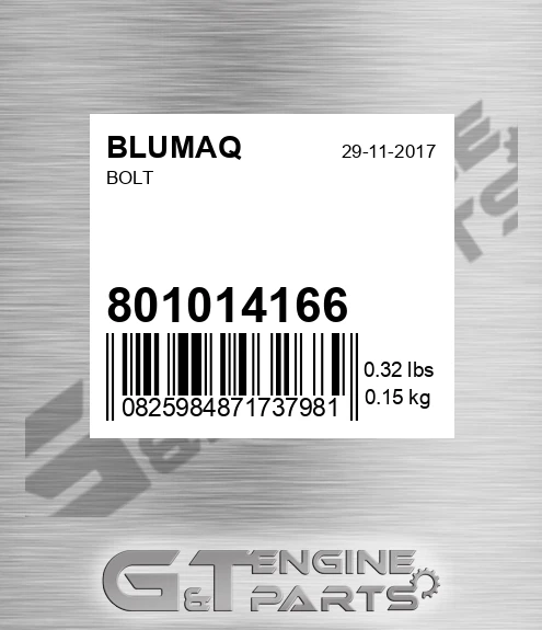 801014166 Bolt