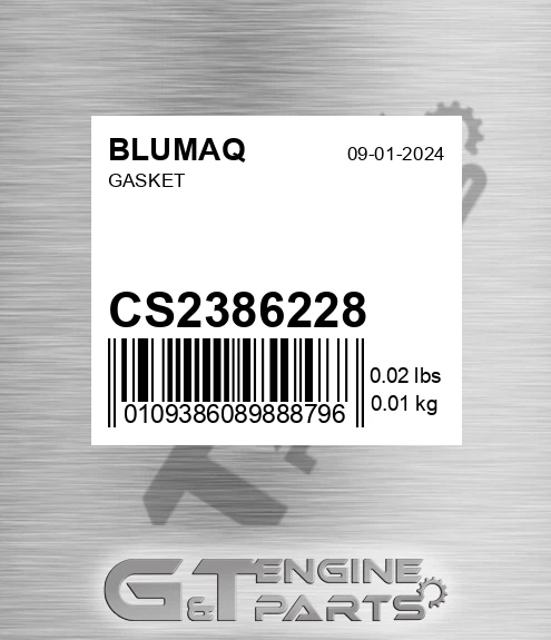 CS238-6228 Gasket for BLUMAQ