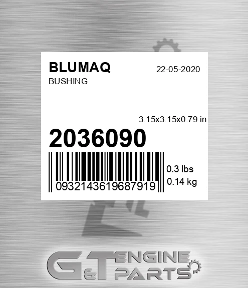 203-6090 BLUMAQ Bushing