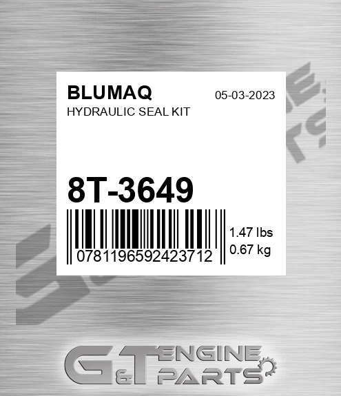 8T-3649 Hydraulic Seal Kit for BLUMAQ