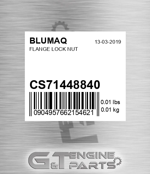 CS71448840 BLUMAQ Flange Lock Nut