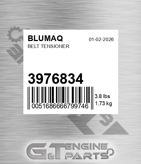 3976834 BLUMAQ Belt Tensioner