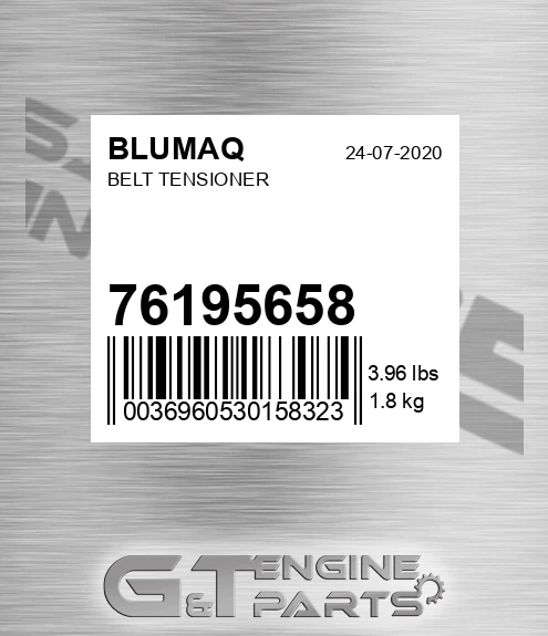 76195658 Belt Tensioner