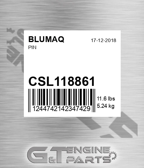 CSL118861 Pin