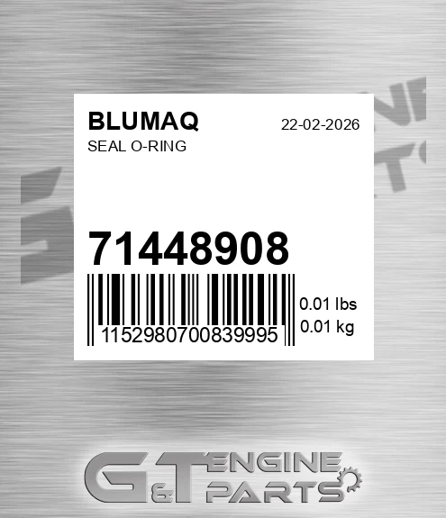 71448908 BLUMAQ Seal O-ring
