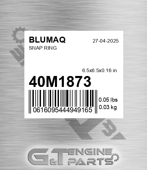 40M1873 BLUMAQ Snap Ring