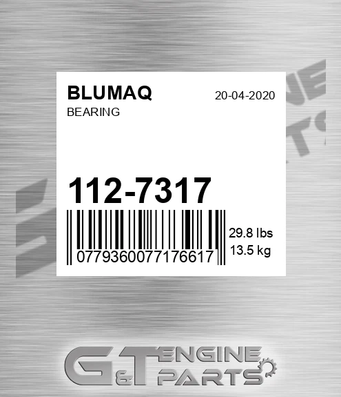112-7317 Bearing for BLUMAQ