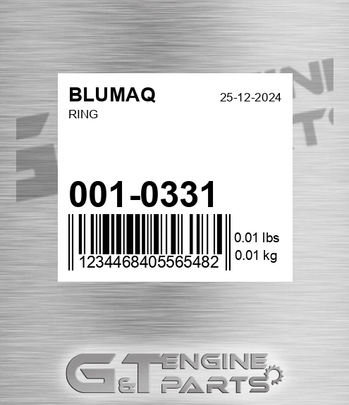 001-0331 Ring for BLUMAQ