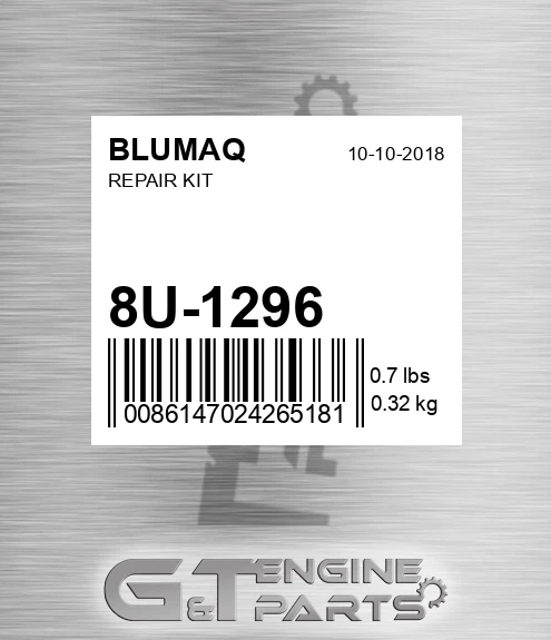 8U-1296 Repair Kit for BLUMAQ