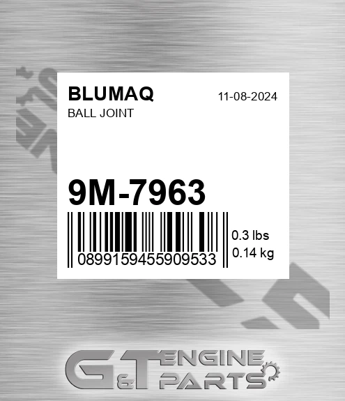 9M-7963 Ball Joint for BLUMAQ