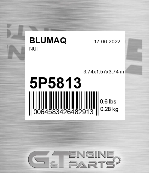 5P-5813 Nut for BLUMAQ