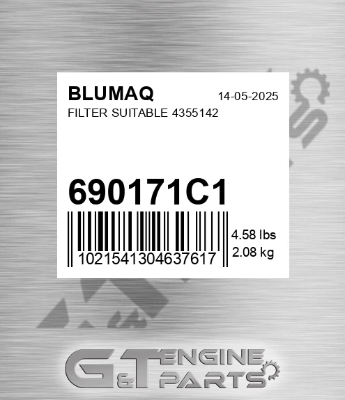 690171C1 Filter Suitable 4355142