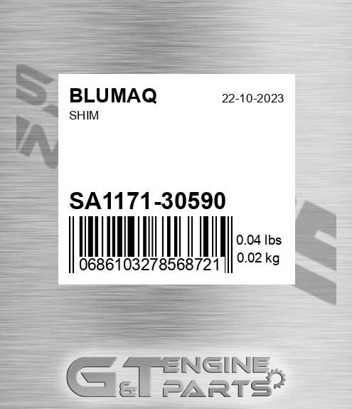 SA1171-30590 BLUMAQ Shim
