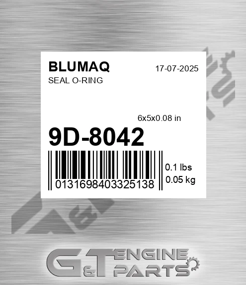 9D-8042 Seal O-ring for BLUMAQ